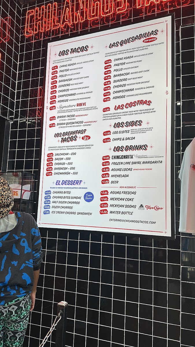Chilangos Tacos Menu - Image 4